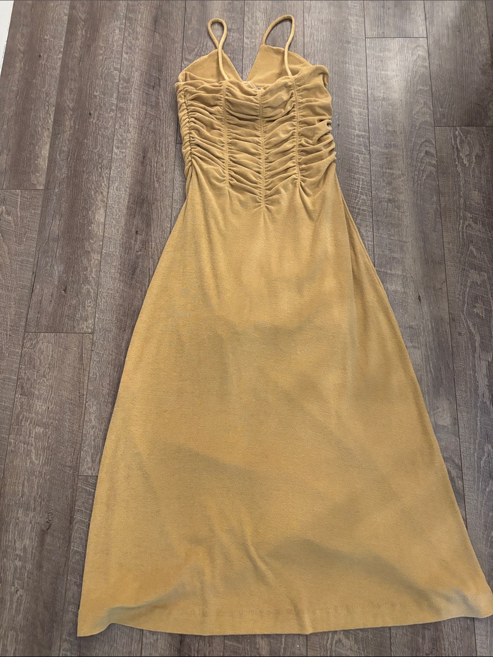 Bite Marea Ruched Terry Midi Dress NWT - Picture 6 of 7